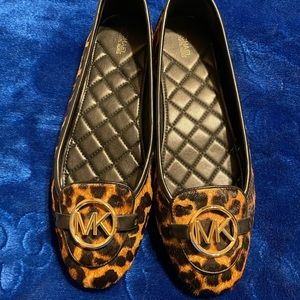 Michael Kors Leopard print flats size 10